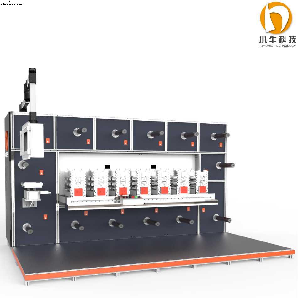 石家庄小牛科技供应防伪标签裁切机印刷后覆膜机模切机