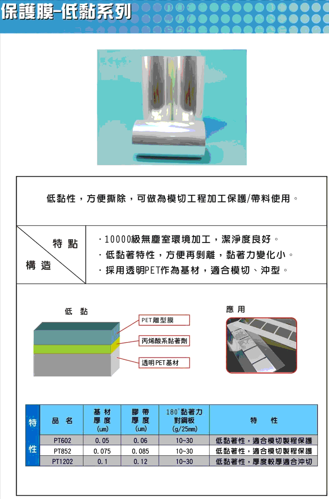 **PET低粘保护膜（性价比**）